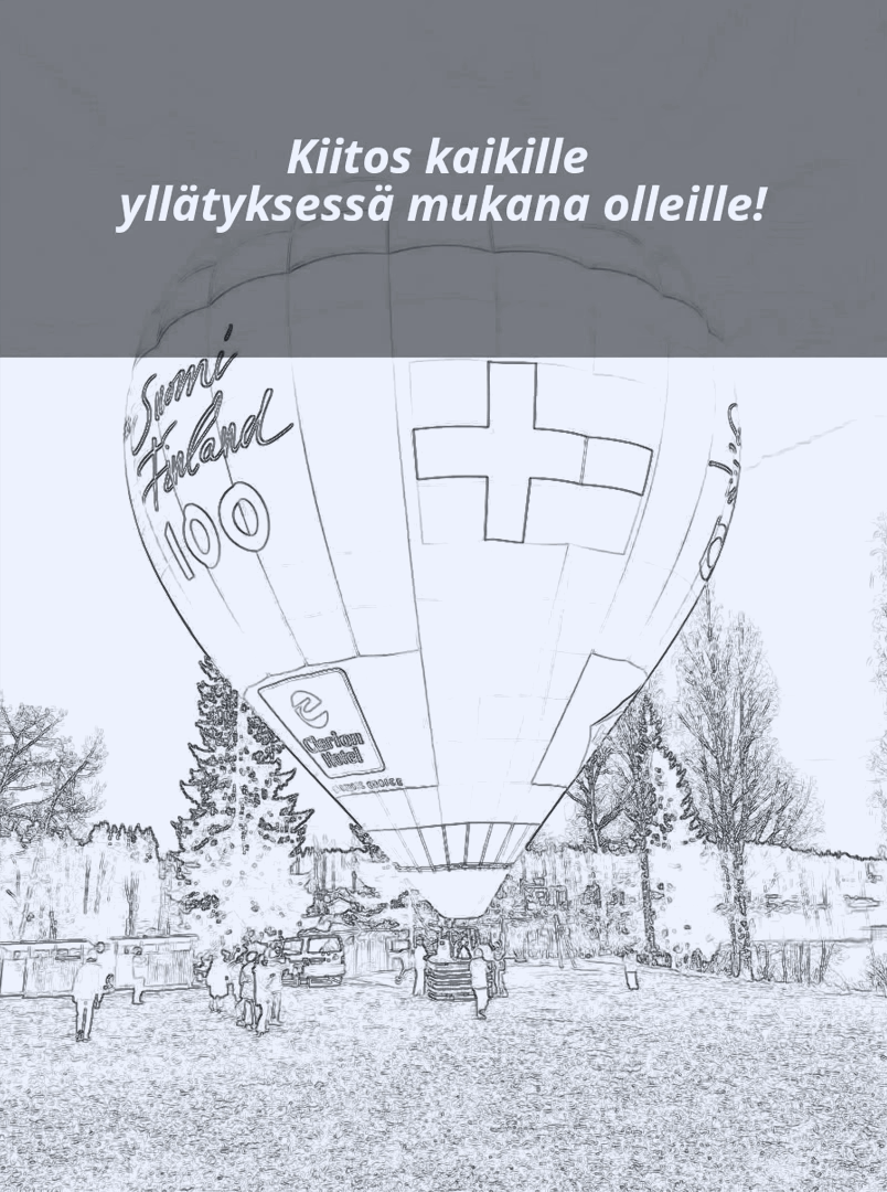 Video kuumailmapallolennosta