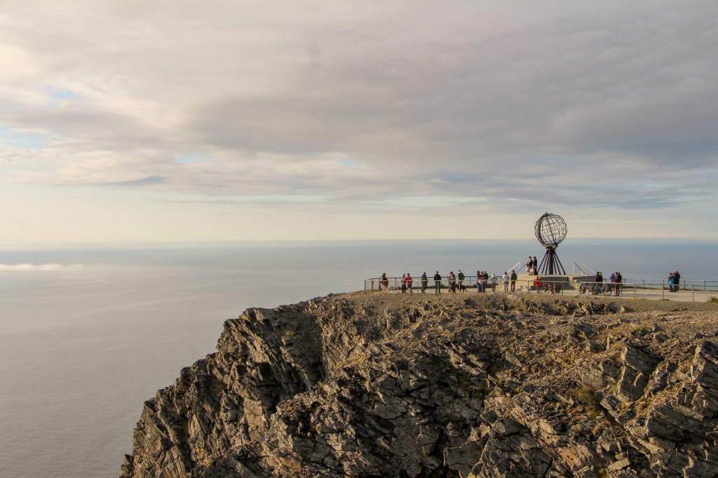 Nordkappissa Euroopan mantereen pohjoisimmassa&nbsp;kolkassa